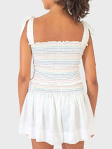 Smocked Tie Shoulder Cami and Shorts Set - Trendsi - Flyclothing LLC