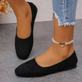 Round Toe Slip-Ons - Trendsi - Flyclothing LLC