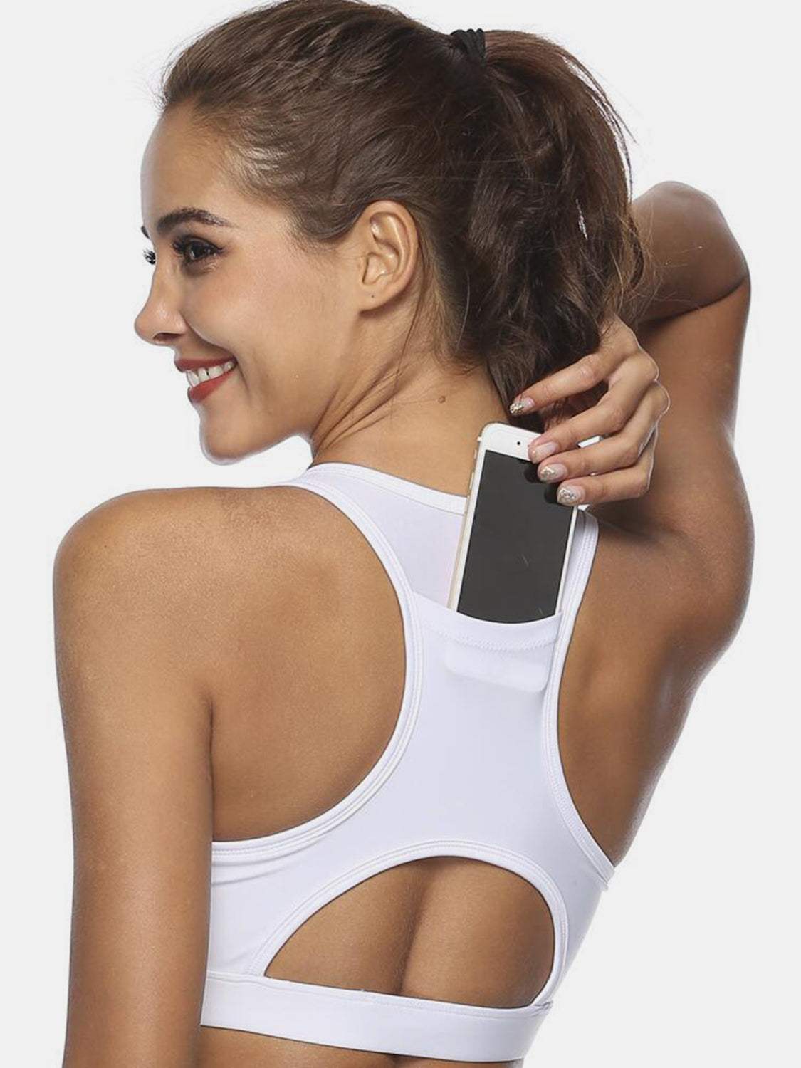 Cutout Scoop Neck Active Tank - Trendsi - Flyclothing LLC