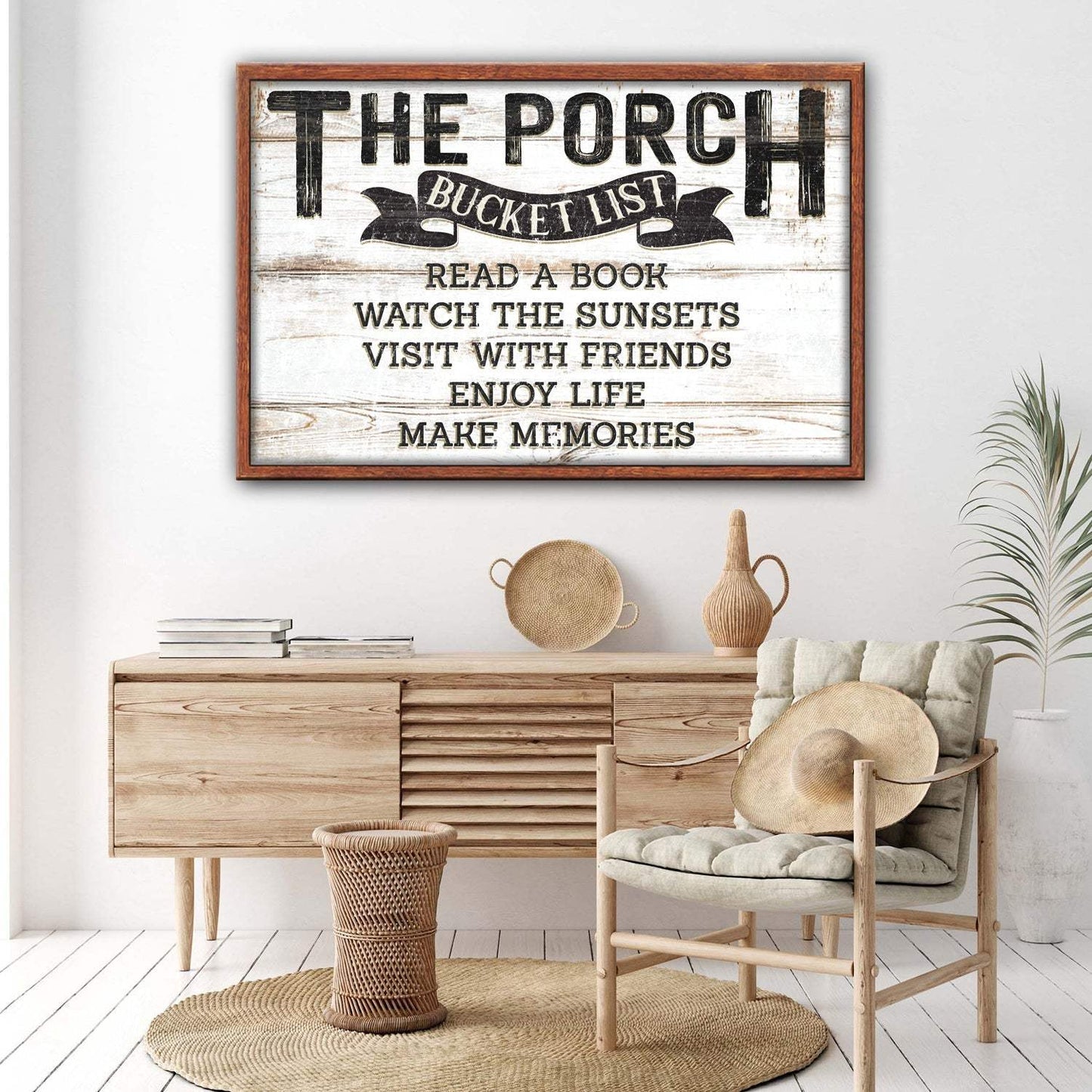 The Porch Bucket Sign - Tailored Canvases - Flyclothing LLC