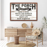 The Porch Bucket Sign - Tailored Canvases - Flyclothing LLC