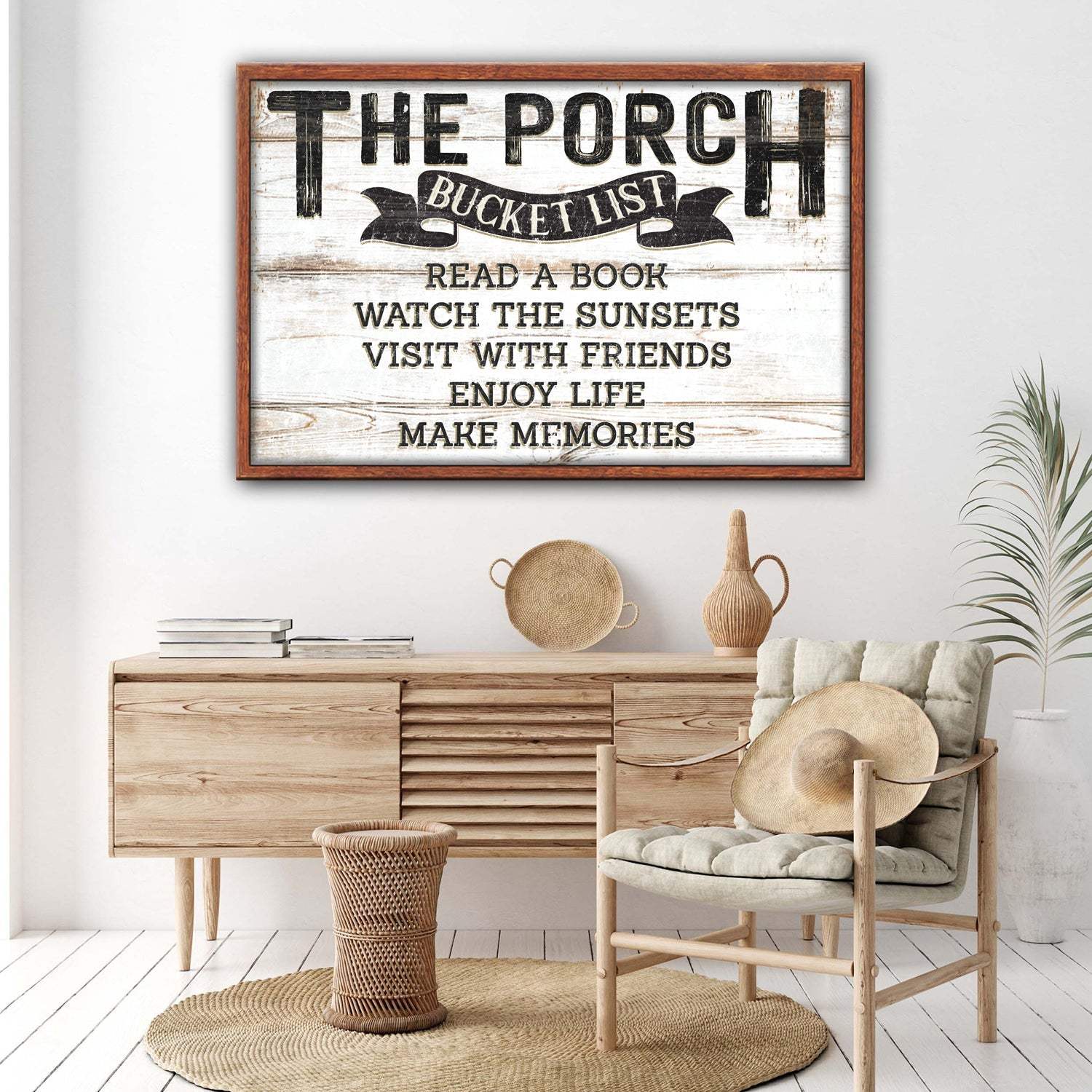 The Porch Bucket Sign - Tailored Canvases - Flyclothing LLC