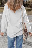 MAMA Bow Round Neck Long Sleeve Sweatshirt - Trendsi