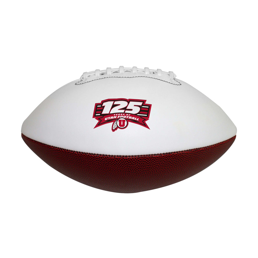 Utah 125th Anniversary Official-Size Autograph Football - Logo Brands - Flyclothing LLC