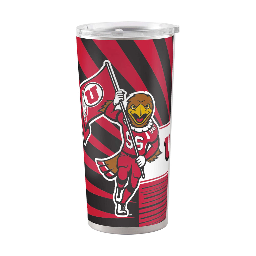 Utah 20oz Mascot Stainless Tumbler - Logo Brands - Flyclothing LLC