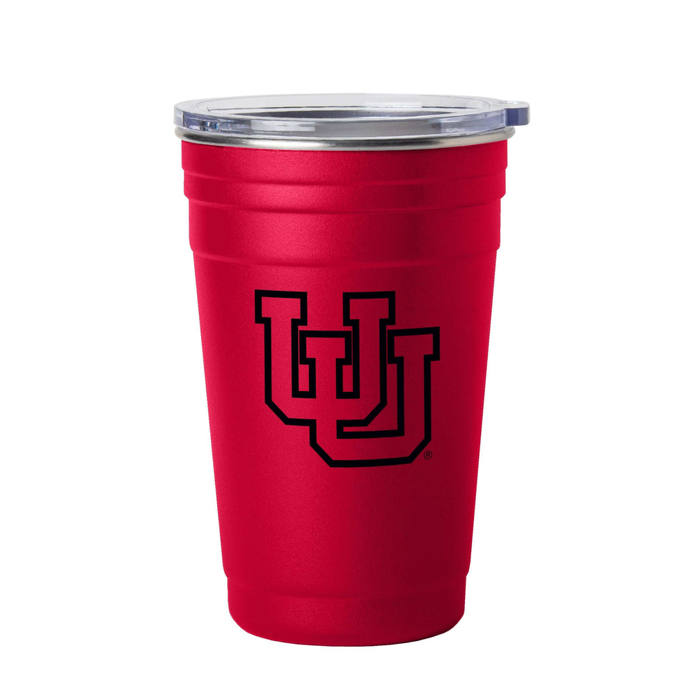 Utah Red 22oz Logo Stainless Cup - Logo Brands - Flyclothing LLC