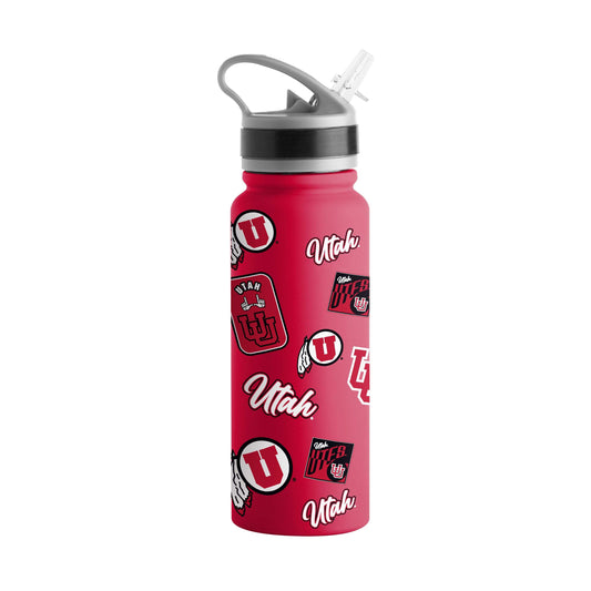 Utah 25oz Dreamweave SingleWall FlipTop Bottle - Logo Brands - Flyclothing LLC