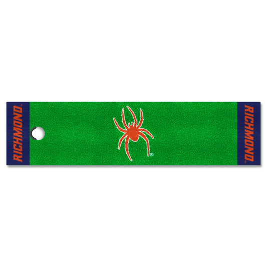 Richmond Spiders Putting Green Mat - 1.5ft. x 6ft. - Richmond