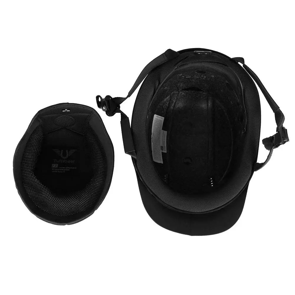 TuffRider Starter Helmet with Carbon Fiber Print Grill - Breeches.com - Flyclothing LLC