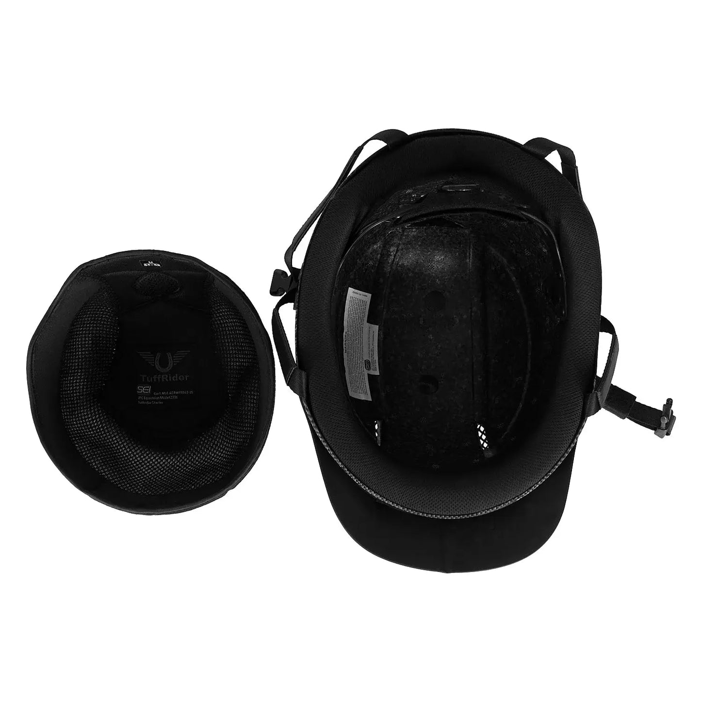 TuffRider Starter Carbon Fiber Print Helmet - Breeches.com - Flyclothing LLC