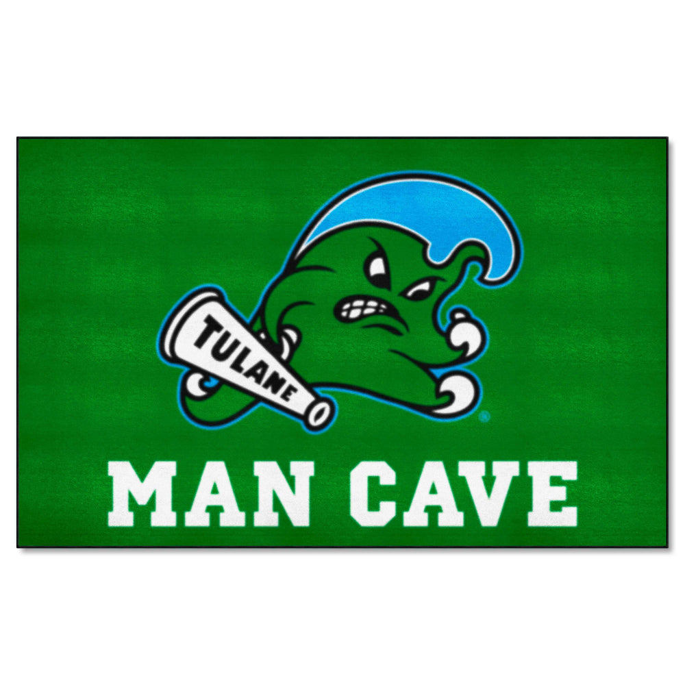 Tulane Green Wave Man Cave Ulti-Mat Rug - 5ft. x 8ft. - Tulane