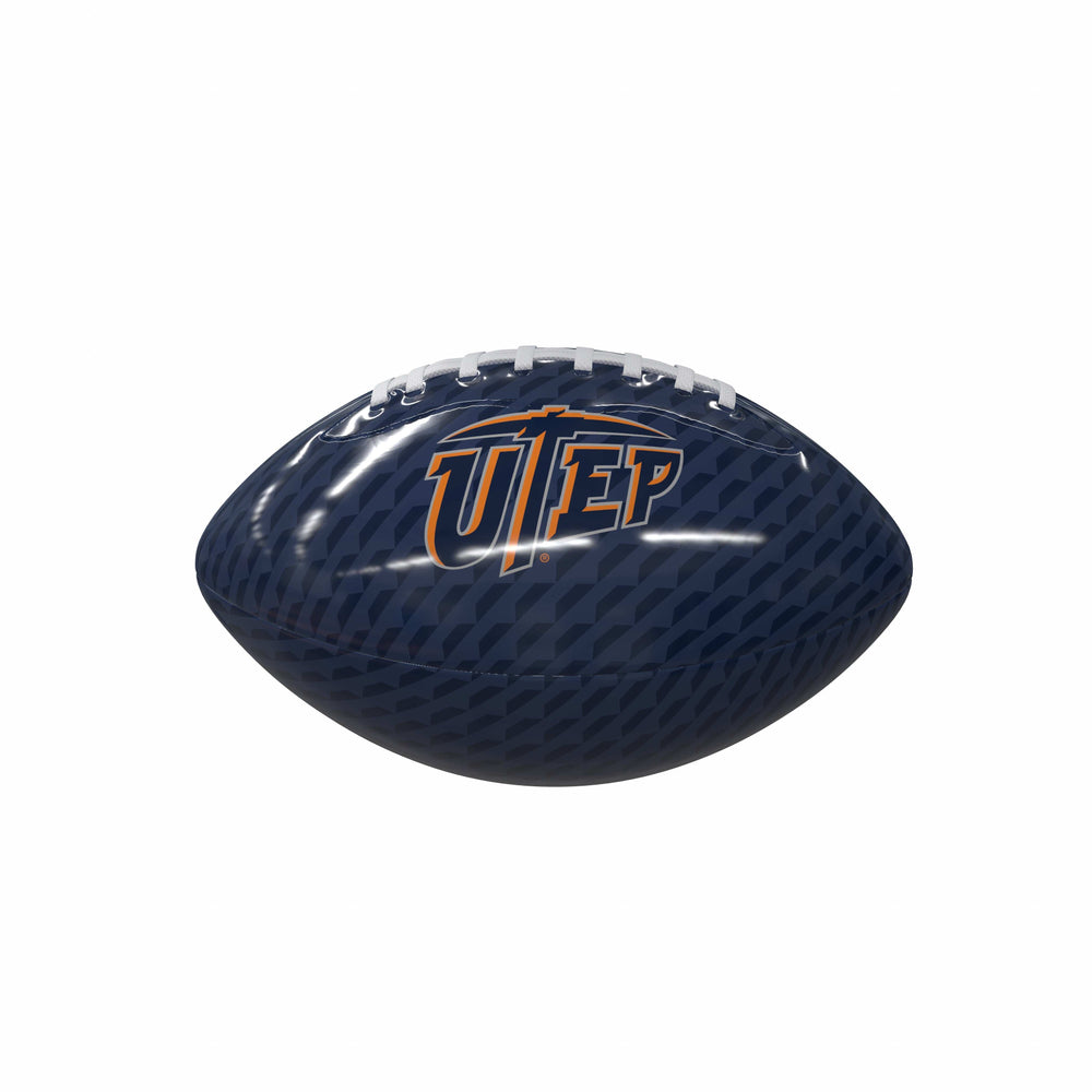 UTEP Carbon Fiber Mini Size Glossy Football - Logo Brands - Flyclothing LLC