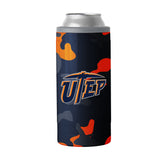 UTEP 12oz Camo Swagger Slim Can Coolie