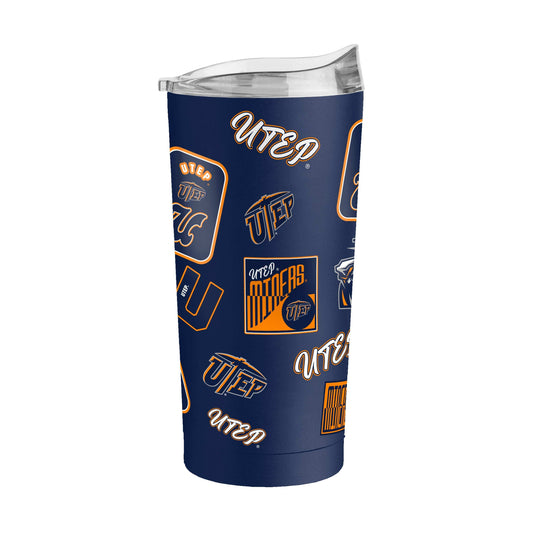 UTEP 20oz Dreamweave Powder Coat Tumbler - Logo Brands - Flyclothing LLC