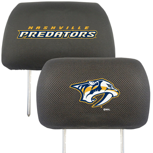 Nashville Predators Embroidered Head Rest Cover Set - 2 Pieces - Nashville Predators