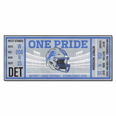 Detroit Lions Ticket Runner Rug - 30in. x 72in. - Detroit Lions