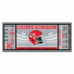Kansas City Chiefs Ticket Runner Rug - 30in. x 72in. - Kansas City Chiefs