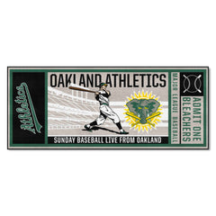 Oakland Athletics Ticket Runner Rug - 30in. x 72in.2000 - Oakland Athletics