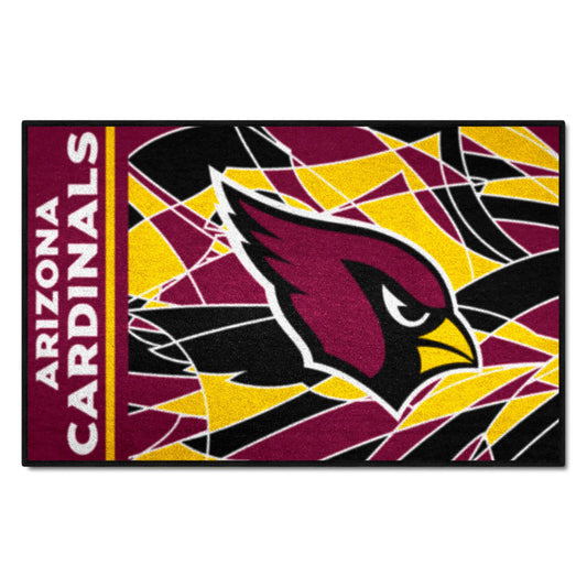 Arizona Cardinals Starter Mat XFIT Design - 19in x 30in Accent Rug - Arizona Cardinals