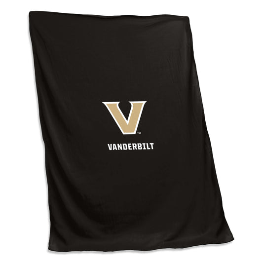 Vanderbilt Sweatshirt Blanket (Screened) - Logo Brands - Flyclothing LLC
