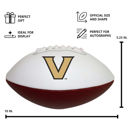 Vanderbilt Official-Size Autograph Football - Logo Brands - Flyclothing LLC