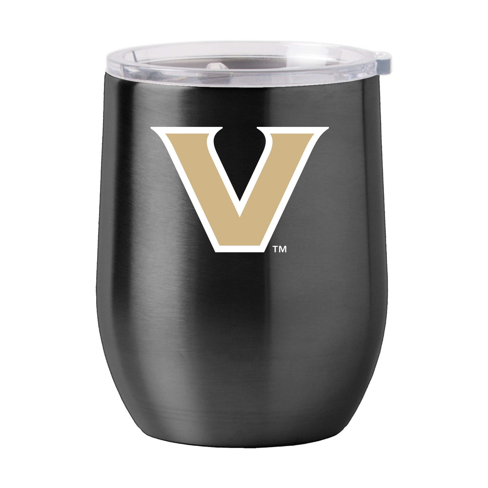 Vanderbilt 16oz Gameday Stainless Curved Beverage - Logo Brands - Flyclothing LLC