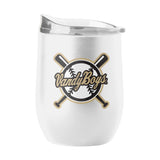Vanderbilt 16oz VandyBoys White Powder Coat Curved Beverage