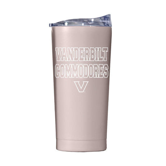 Vanderbilt 20oz Stencil Powder Coat Tumbler - Logo Brands - Flyclothing LLC