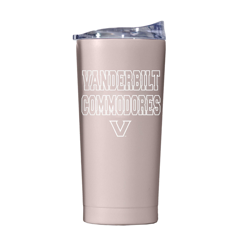 Vanderbilt 20oz Stencil Powder Coat Tumbler - Logo Brands - Flyclothing LLC