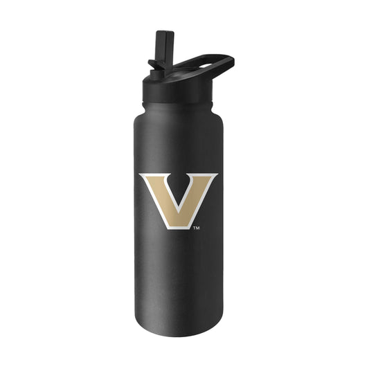 Vanderbilt Quencher Logo Flip Top Water Bottle - Logo Brands - Flyclothing LLC