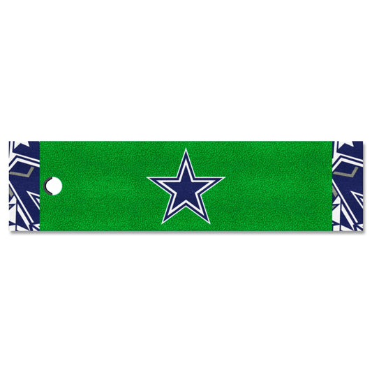 Dallas Cowboys Putting Green Mat - 1.5ft. x 6ft. - Dallas Cowboys