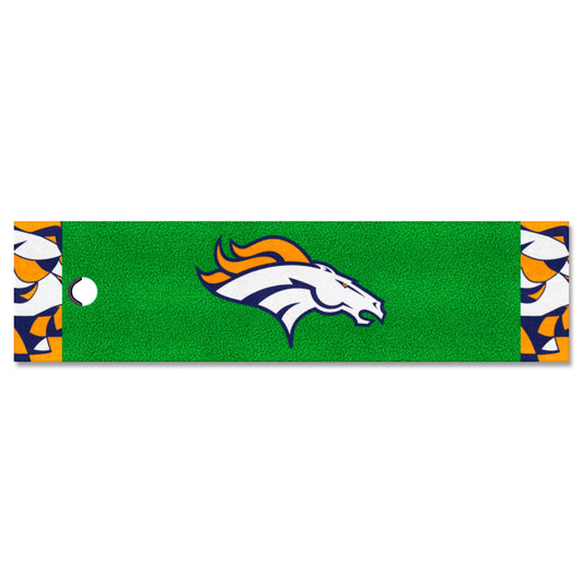 Denver Broncos Putting Green Mat - 1.5ft. x 6ft. - Denver Broncos