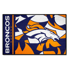 Denver Broncos Starter Mat XFIT Design - 19in x 30in Accent Rug - Denver Broncos