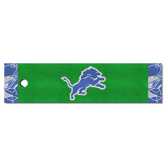 Detroit Lions Putting Green Mat - 1.5ft. x 6ft. - Detroit Lions