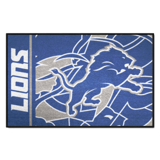 Detroit Lions Starter Mat XFIT Design - 19in x 30in Accent Rug - Detroit Lions