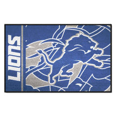 Detroit Lions Starter Mat XFIT Design - 19in x 30in Accent Rug - Detroit Lions