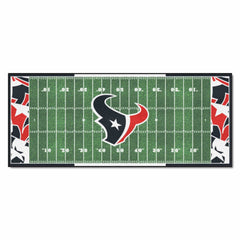 Houston Texans Football Field Runner Mat - 30in. x 72in. XFIT Design - Houston Texans
