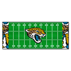 Jacksonville Jaguars Football Field Runner Mat - 30in. x 72in. XFIT Design - Jacksonville Jaguars