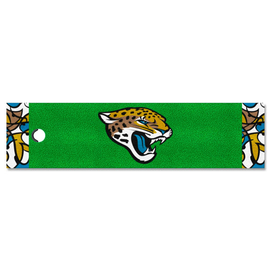 Jacksonville Jaguars Putting Green Mat - 1.5ft. x 6ft. - Jacksonville Jaguars
