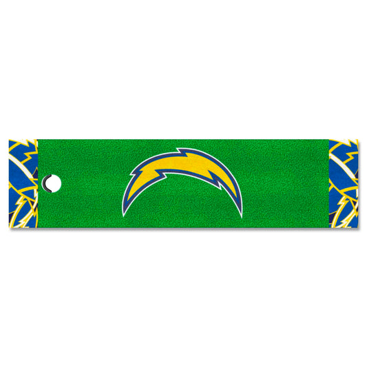 Los Angeles Chargers Putting Green Mat - 1.5ft. x 6ft. - Los Angeles Chargers