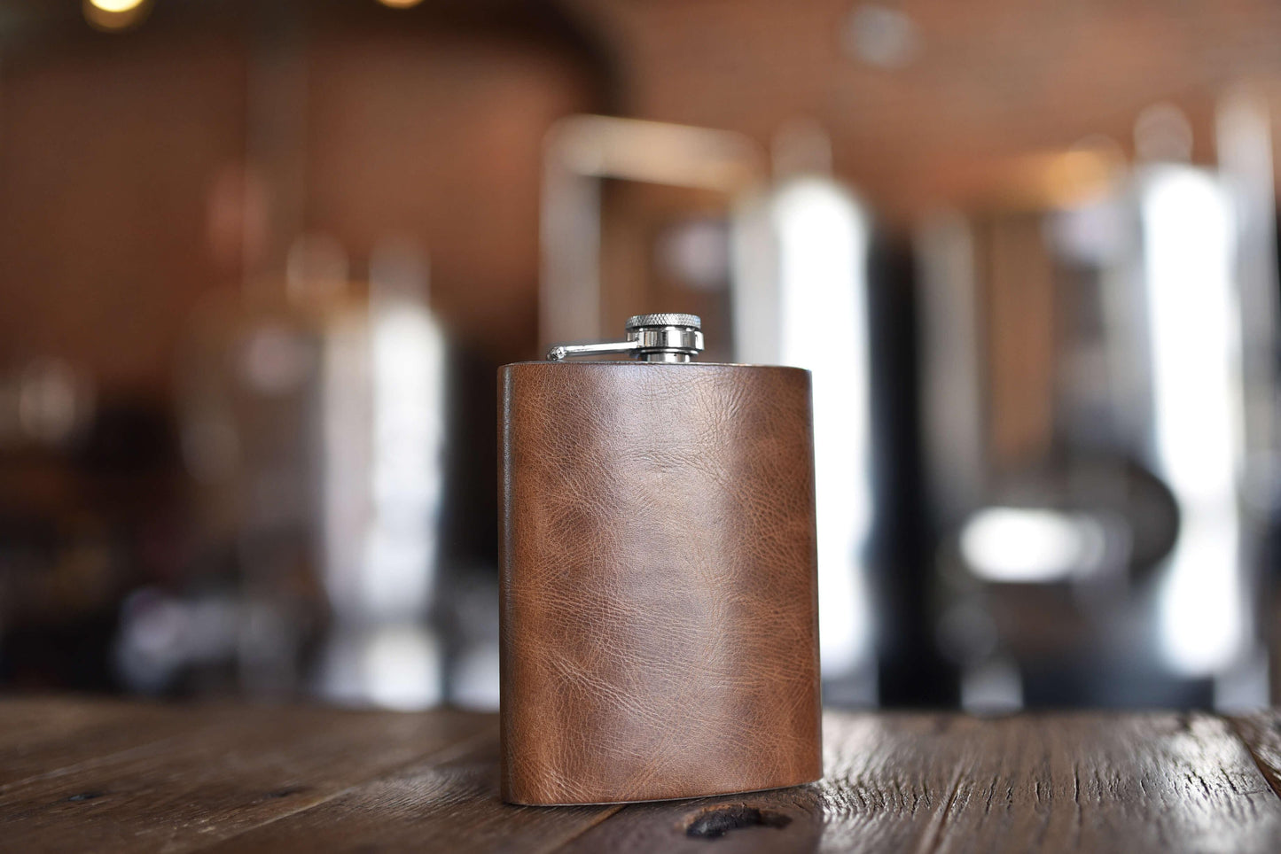 Leather Flask - Kiko Leather - Flyclothing LLC