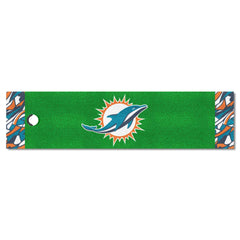 Miami Dolphins Putting Green Mat - 1.5ft. x 6ft.