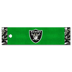Las Vegas Raiders Putting Green Mat - 1.5ft. x 6ft. - Las Vegas Raiders