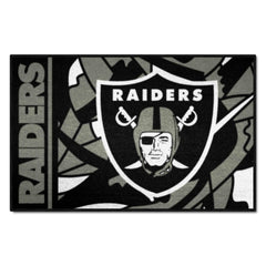 Las Vegas Raiders Starter Mat XFIT Design - 19in x 30in Accent Rug - Las Vegas Raiders