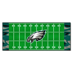 Philadelphia Eagles Football Field Runner Mat - 30in. x 72in. XFIT Design - Philadelphia Eagles