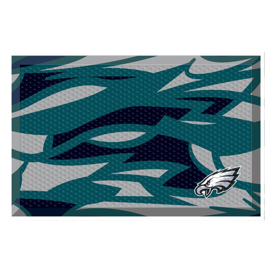 Philadelphia Eagles Rubber Scraper Door Mat XFIT Design - Philadelphia Eagles