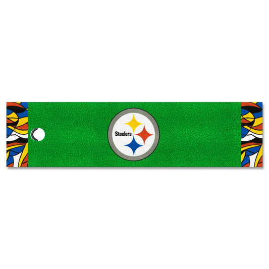 Pittsburgh Steelers Putting Green Mat - 1.5ft. x 6ft. - Pittsburgh Steelers