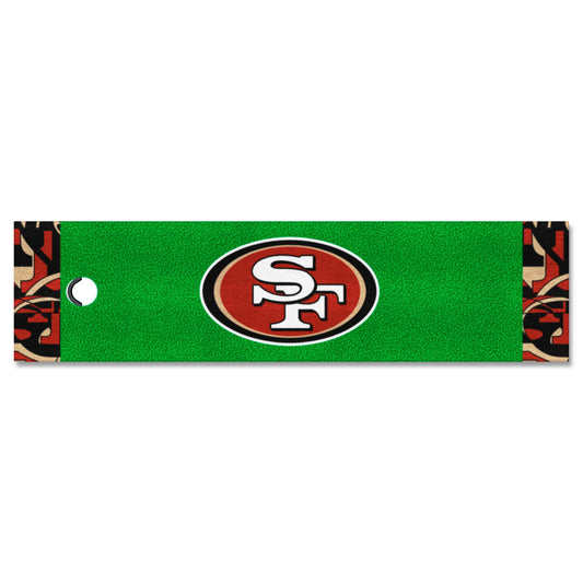 San Francisco 49ers Putting Green Mat - 1.5ft. x 6ft. - San Francisco 49ers