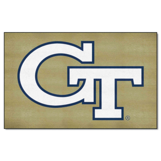 Georgia Tech Yellow Jackets Ulti-Mat Rug - 5ft. x 8ft., GT - Georgia Tech