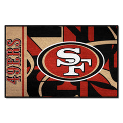 San Francisco 49ers Starter Mat XFIT Design - 19in x 30in Accent Rug - San Francisco 49ers